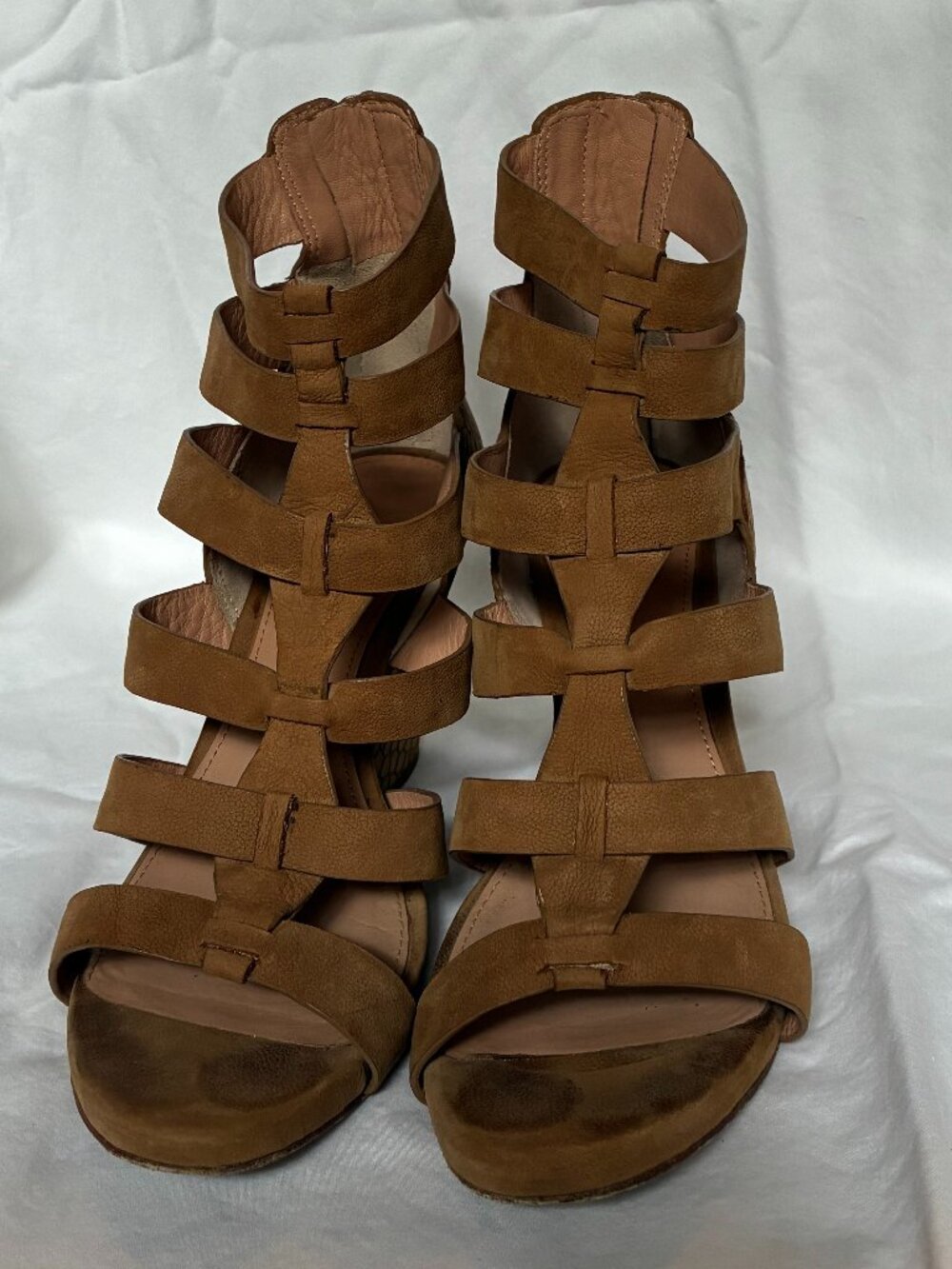 Sigerson Morrison suede wedge sandals